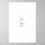 Testing 123 posters