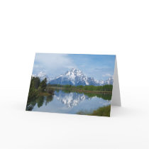 Teton Mountain Reflections Greeting Card