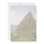 Teton mountains, St. Lucia Personalized Announcements