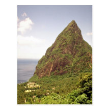 Teton mountains, St. Lucia Post Cards