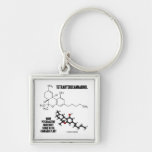 Tetrahydrocannabinol Main Psychoactive Ingredient Keychains