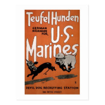 Teufel Hunden Post Card