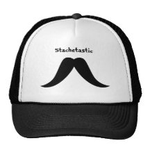 Texan Moustache Mesh Hat