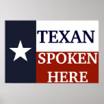 Texan Spoken Here Print