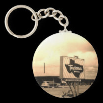 Texana Motel Keychain keychains