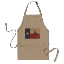 Texas and Gadsden Flag Aprons