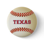 TEXAS BASEBALL PINBACK BUTTONS