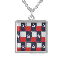 TEXAS BLUR DESIGN PENDANT