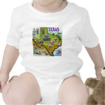 TEXAS Cartoon Map Baby Creeper