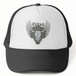 Texas Cattle Skull ~ Customise Gift Template hats