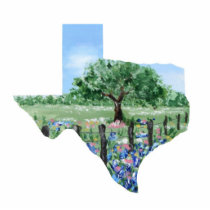 Texas Christmas Ornament Photo Cut Outs