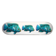 Texas Cichlid Fish Skateboard