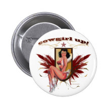 Texas Eclectic : "Cowgirl Up" Cowgirl Pin-Up