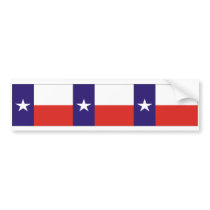 Texas Flag Bumper Stickers