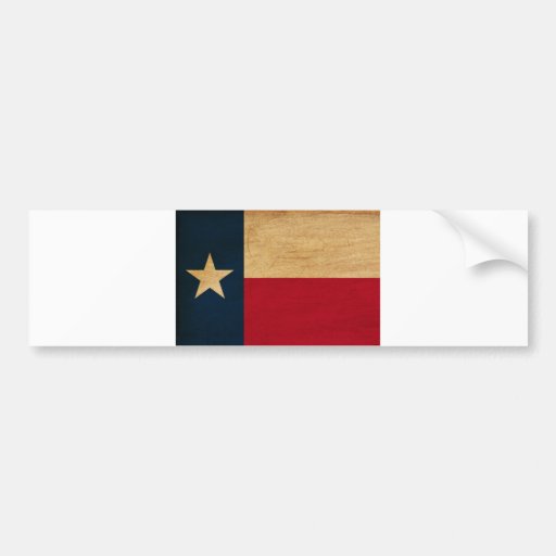 Texas Flag Bumper Stickers