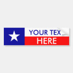 Texas Flag: Create Your Own Bumper Stickers