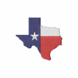 Texas Flag Map embroidered shirts