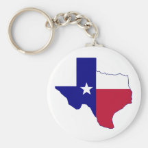 Texas Flag Map Key Chains