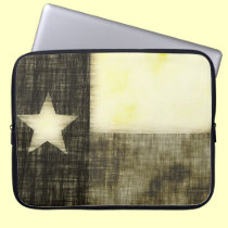 TEXAS FLAG OLD DRAWING laptop sleeves