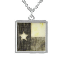 TEXAS FLAG OLD DRAWING CUSTOM JEWELRY