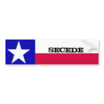 Texas Flag Secede Sticker bumper stickers