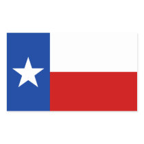 texas flag rectangular sticker