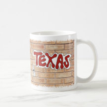 Texas Graffiti Coffee Mugs