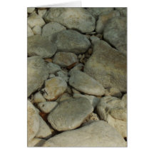 Texas Hill Country River Rocks Card