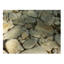 Texas Hill Country River Rocks Post Card