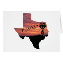 Texas Hill Country Sunrise Greeting Cards