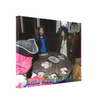 Texas Hold ‘em Poker Pirates Table Stretched Canvas Print