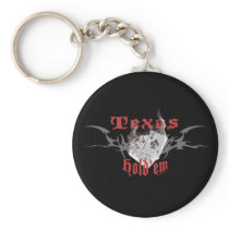 Texas Hold'em Keychain