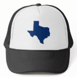 Texas in Blue Trucker Hat