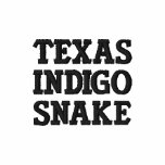 Texas Indigo Snake Embroidered Hooded Sweatshirt