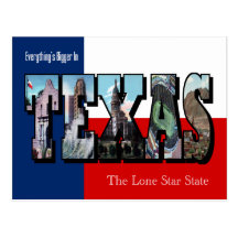 TEXAS  Large Letter Postcard