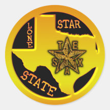 Texas Lone Star State Sticker