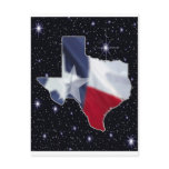 Texas Map Postcard