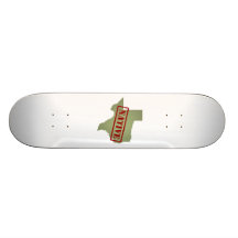 Texas Native with Texas Map Skate Decks