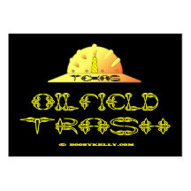 Texas Oil Field Trash,Business Cards,Oil,Gas