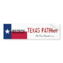 TEXAS PATRIOT!! bumper stickers