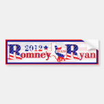 Texas Romney and Ryan 2012 Bumper Sticker 2