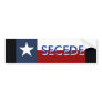 Texas Secede Bumper Stickers