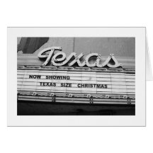 Texas Size Christmas Greeting Card