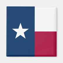 Texas State Flag Refrigerator Magnet