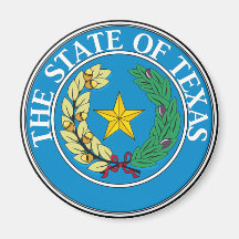 Texas State Seal Magnets