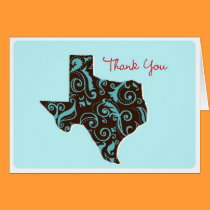 Texas Thank You cards