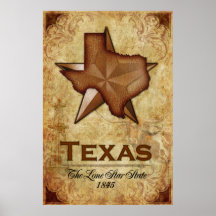 Texas - The Lone Star State Posters