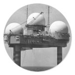 Texas Tower 4 Round Sticker