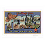 TexasGreetings From The Lone Star State Postcard
