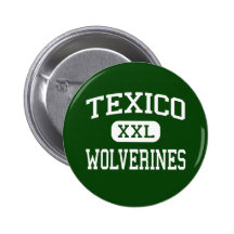 Texico - Wolverines - High - Texico New Mexico Pinback Buttons